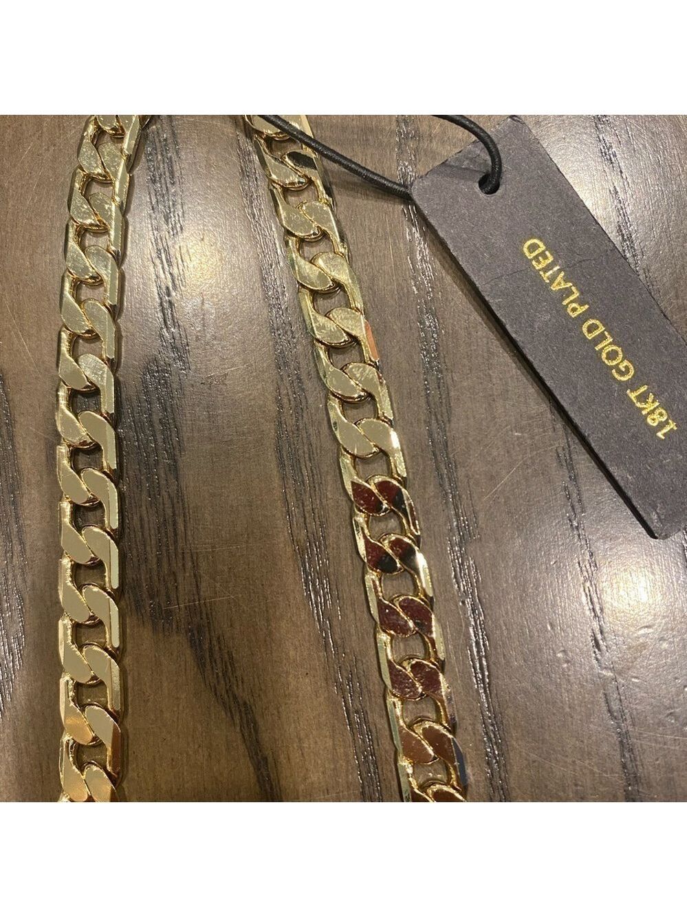 18k Gold Plated Necklace - 24" Length - New